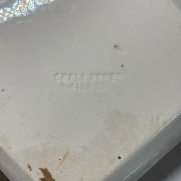 Antique G. Bros. Stoke-On-Trent Butter or cheese dish. Early 1900’s. Floral - Picture 8 of 11